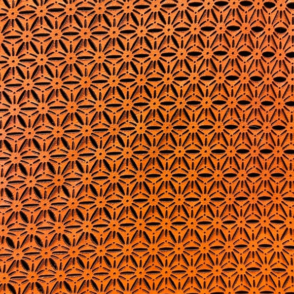 RARE $1150 Veronica Beard laser cut Leather Dress Full Zipper Short Sleeve Sz 4 - Picture 11 of 16